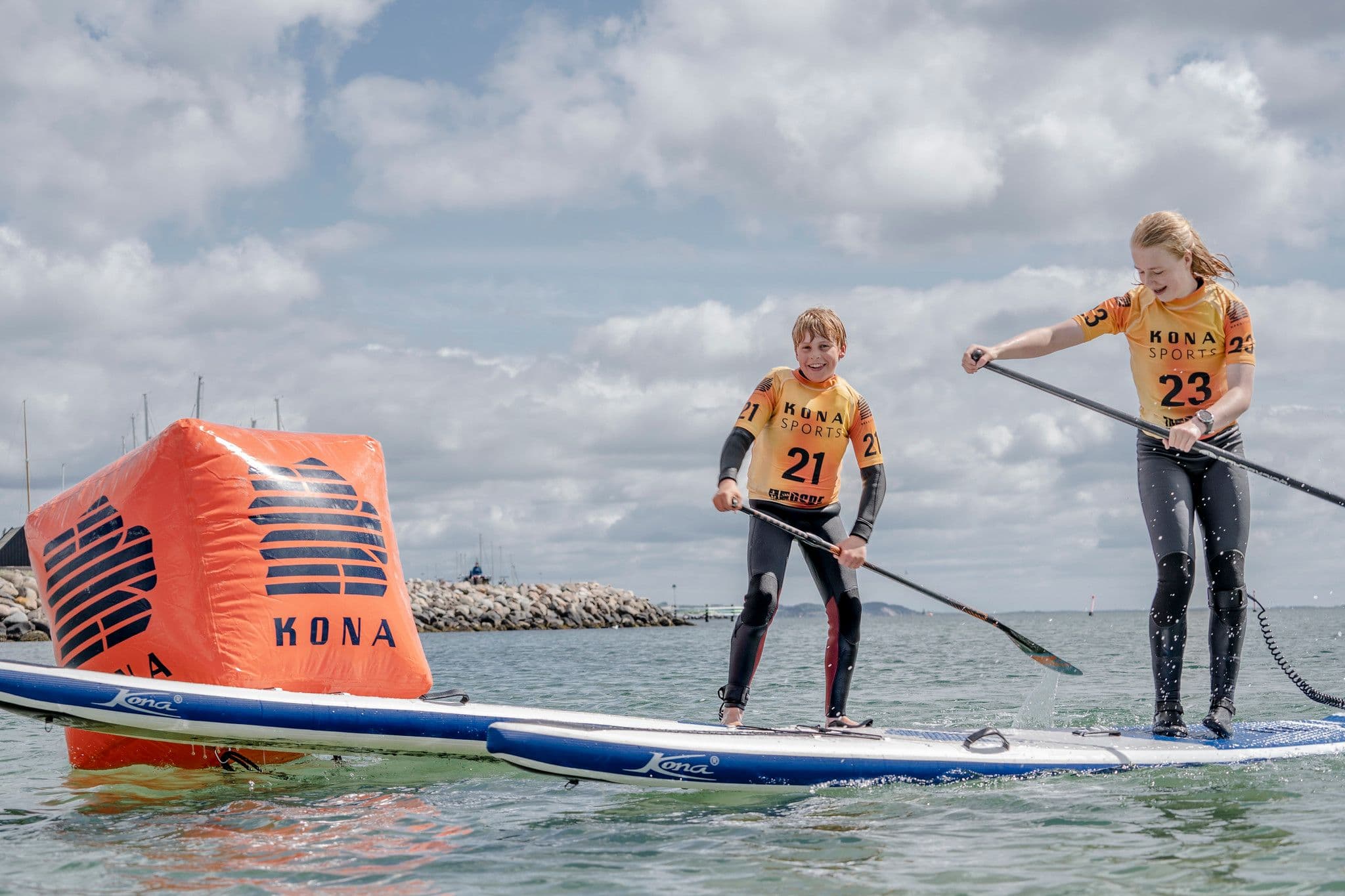 Gennem BLUE HEALTH projektet skal flere end 2.000 unge på vandet.&nbsp;Foto Cathrine Yde / Surf &amp; SUP Danmark